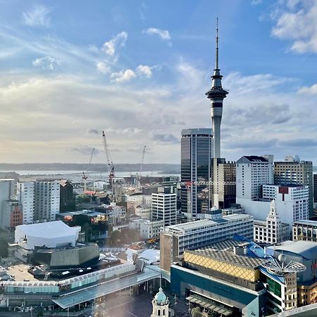 Stunning 3 Bedroom Penthouse Apt In Auckland Cbd Dış mekan fotoğraf